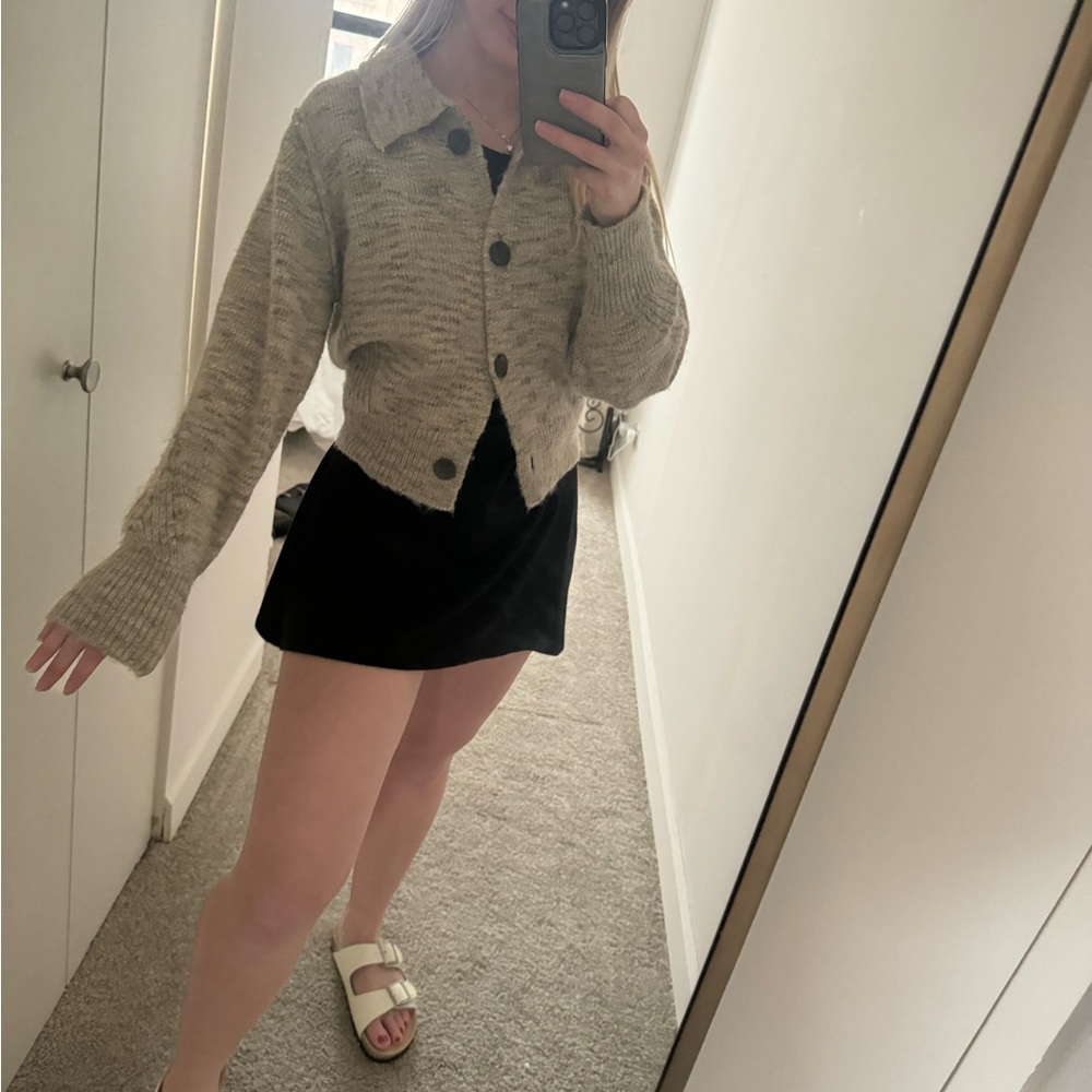 Moss green cozy sweater